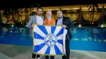 Lula com dirigentes da escola de samba Acadêmicos de Niterói | Foto: Divulgação