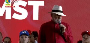 Lula, durante discurso em evento com o MST | Foto: Reprodução/YouTube