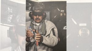 Nicolás Maduro a bordo do navio anfíbio USS Iwo Jima, a caminho dos EUA | Foto: Reprodução/TruthSocial