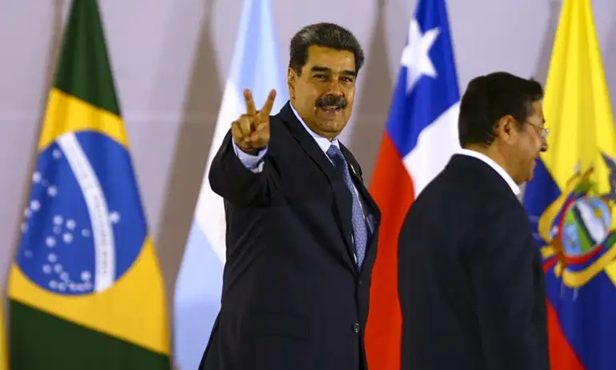 nicolás maduro no brasil - esquerdista
