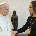 papa leão xiv-maría corina machado-divulgação-venezuela