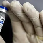 Frasco de polilaminina, fabricada pelo laboratório Cristália | Foto: Divulgação/Cristália