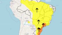 Alertas meteorológicos em vigor nesta segunda-feira, 19, atingem praticamente todo o Brasil | Foto: Reprodução/Inmet