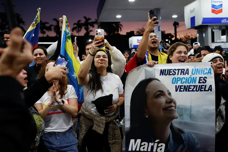 protesto manifestação em miami eua - queda de nicolás maduro 5