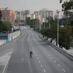 Uma rua de Caracas vazia depois de ações militares dos EUA | Foto: Reprodução/Redes sociais