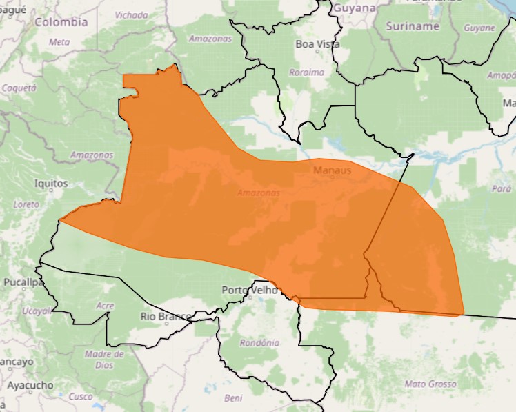 Semana termina com chuva nas regiões Sul e Norte