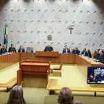 O Supremo Tribunal Federal (STF) julga seis réus do núcleo 2 da tentativa de golpe de Estado