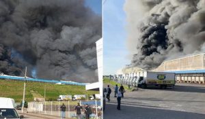 Incêndio em Viana, na região metropolitana de Vitória