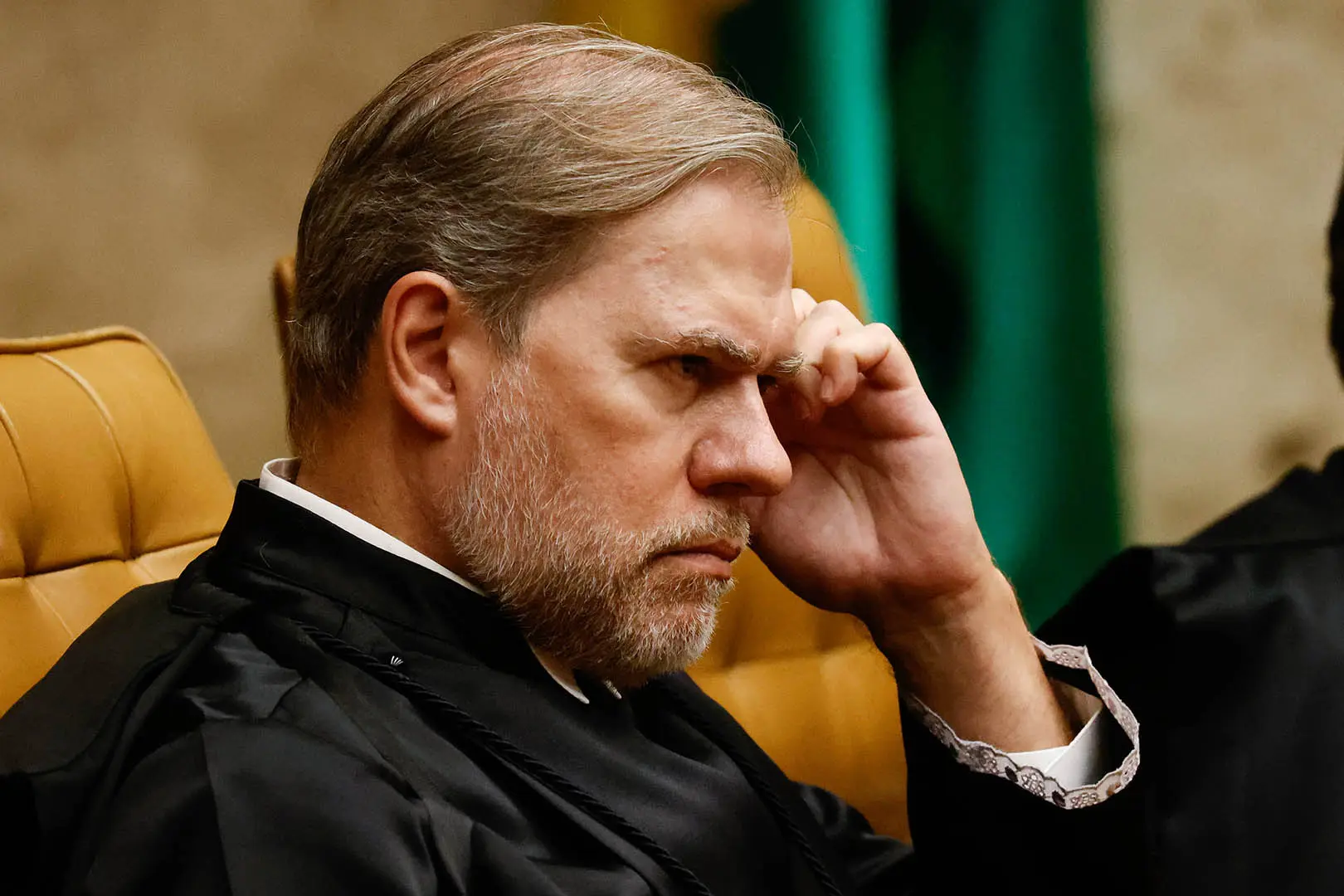 O ministro do Supremo Tribunal Federal (STF), Dias Toffoli, durante cerimônia de abertura do ano judiciário no STF, em Brasília (2/2/2026) | Foto: Wilton Junior/Estadão Conteúdo