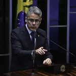 O senador Alessandro Vieira, durante votação do PL da Dosimetria - 17/12/2025 | Foto: Ton Molina/FotoArena/Estadão Conteúdo
