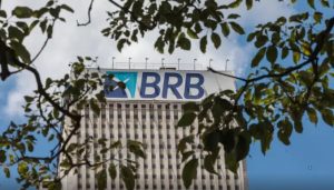 Fachada do prédio do Banco de Brasília (BRB)
