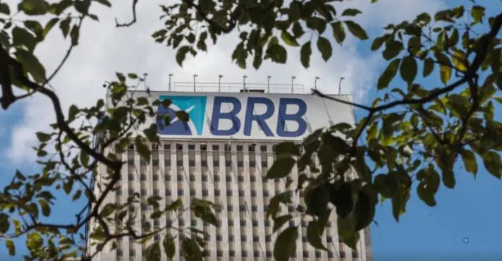 Fachada do prédio do Banco de Brasília (BRB)