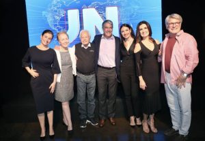 Apresentadores e ex-apresentadores do Jornal Nacional, da TV Globo