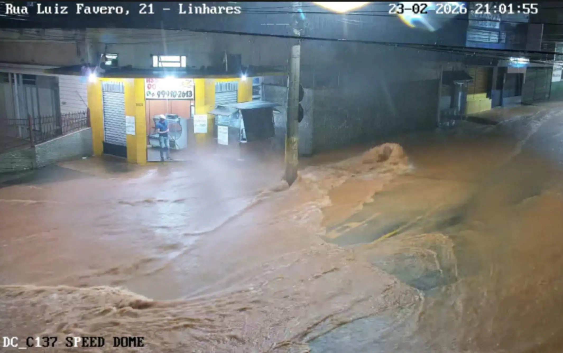 Chuvas em Juiz de Fora, Minas Gerais | Foto: Reprodução/Redes sociais