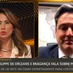 O deputado Luiz Philippe de Orleans e Bragança durante entrevista ao programa Oeste sem Filtro desta terça-feira | Foto: Reprodução/YouTube/Revista Oeste