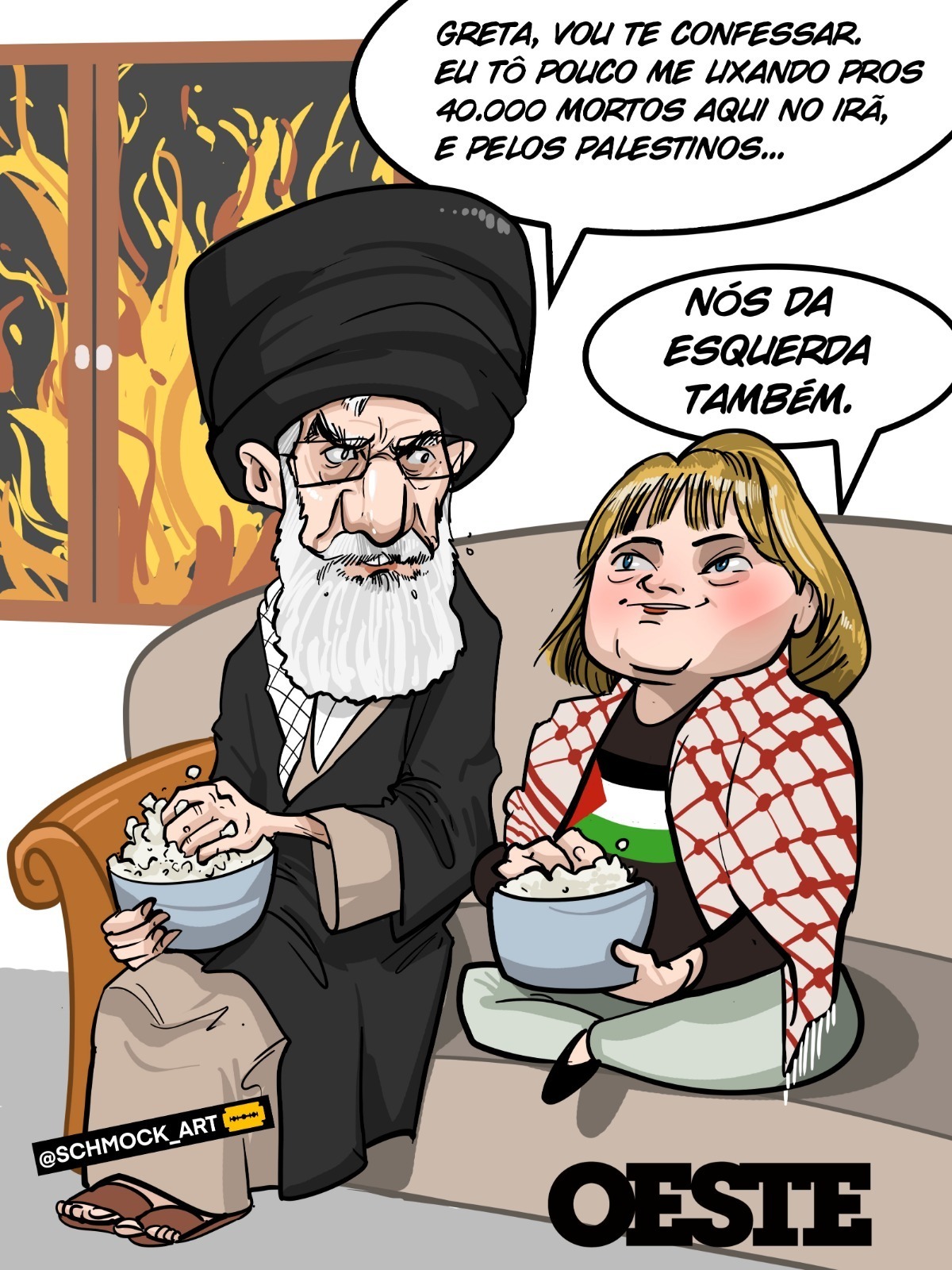 Charge da semana — 6/2/2026 | Foto: Schmock