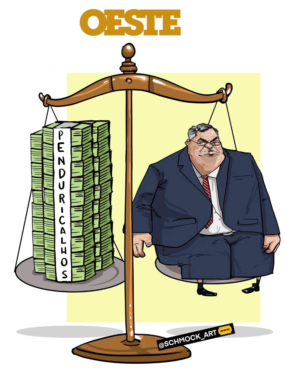 Charge da semana — 27/2/2026 | Foto: Schmock