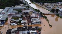 Inundação causada pelas chuvas em Juiz de Fora | Foto: Reprodução/X
