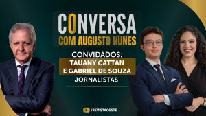O Conversa com Augusto Nunes é transmitido às terças-feiras, das 20h30 às 21h30 | Foto: Divulgação/Oeste