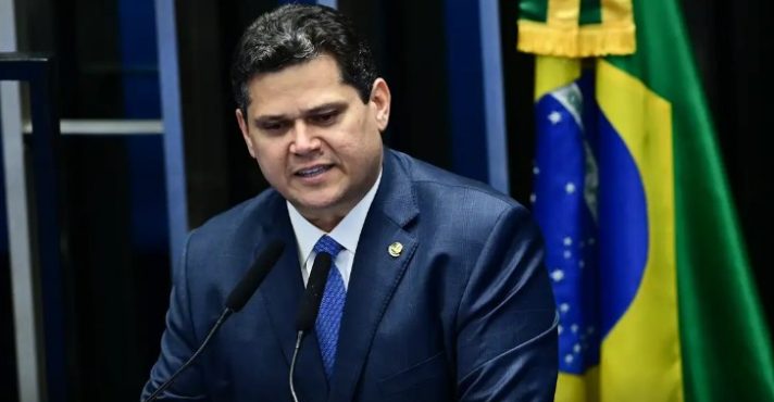 O Presidente do Senado, Davi Alcolumbre (União-AP)