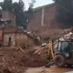Destruição causada pelas chuvas em Juiz de Fora (MG)