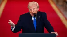 O presidente dos EUA, Donald Trump: tensão aumenta no Oriente Médio | Foto: Reprodução/X
