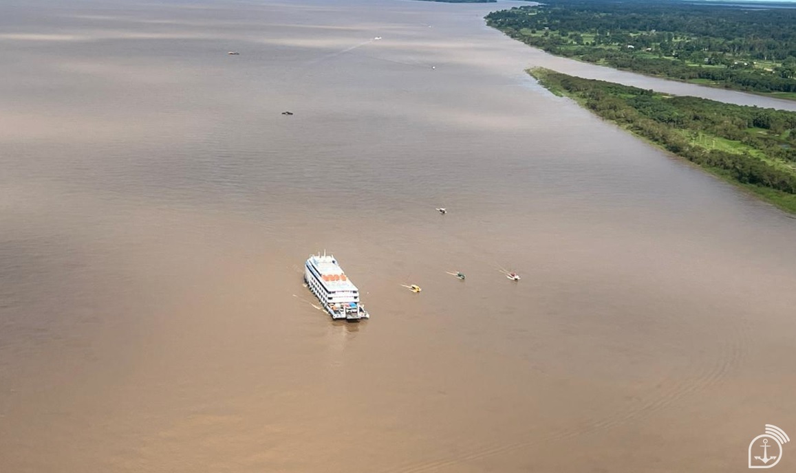 O naufrágio ocorreu quando a embarcação fazia o trajeto Manaus–Nova Olinda do Norte | Foto: Divulgação/Marinha