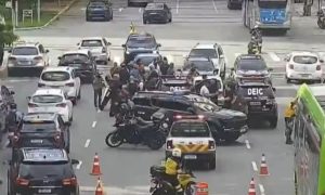 Tiroteio, pânico e confusão na Faria Lima, em São Paulo | Foto: Reprodução/Redes sociais