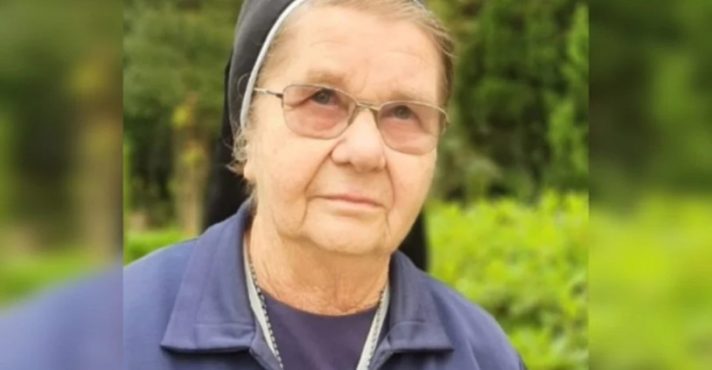 Freira Nadia Gavanski, de 82 anos