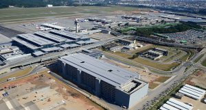 Vista aérea do Aeroporto de Guarulhos | Foto: Divulgação/GRU Airport; aeroportos