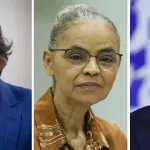Fernando Haddad, Marina Silva e Guilherme Derrite | Fotos: Washington Costa/MF, Marcelo Camargo/Agência Brasil e Marina Ramos/Câmara dos Deputados