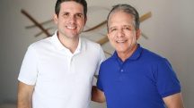 Hugo Motta e seu pai, Nabor Wanderley