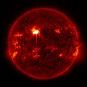 erupções solares