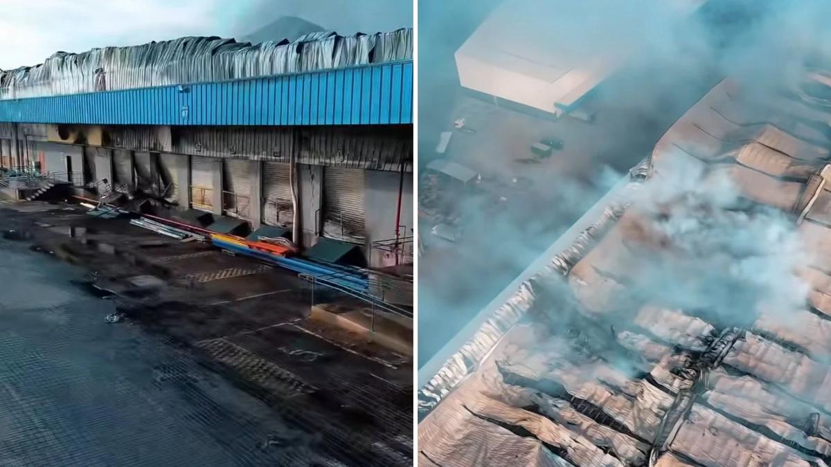 Área atingida por fogo no Espírito Santo