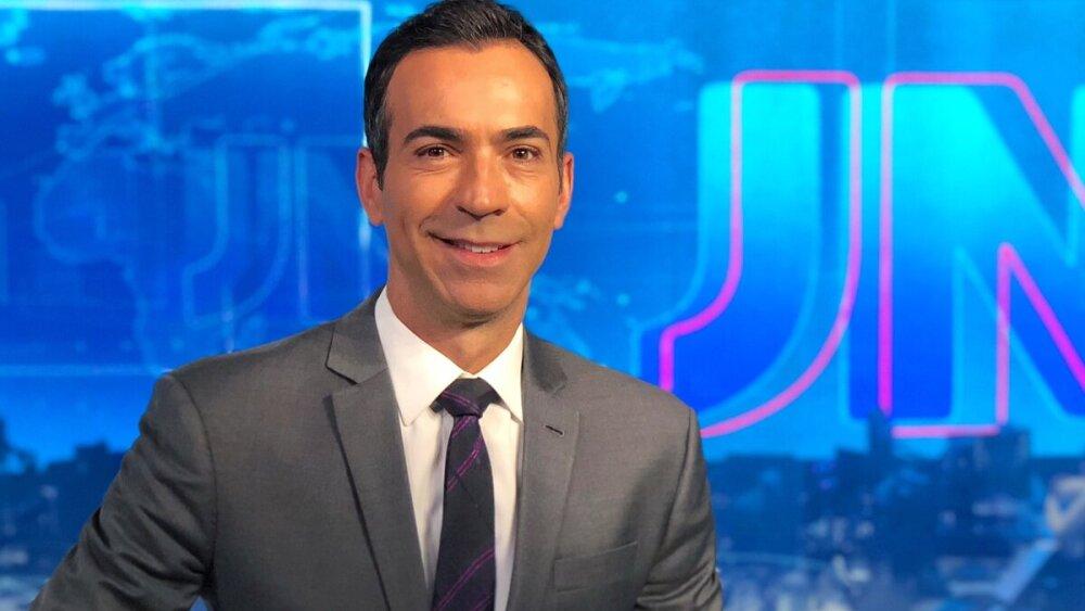 Cesar Tralli, apresentador do Jornal Nacional, da TV Globo
