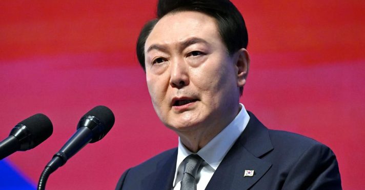 O ex-presidente da Coreia do Sul Yoon Suk Yeol
