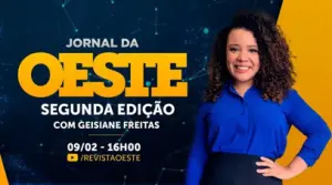 O Jornal da Oeste, Segunda Edição é transmitido de segunda a sexta, das 16h às 17h45 | Foto: Divulgação/Oeste