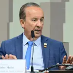 Jorginho Mello deve ter Adriano Silva, do Novo, como vice-governador | Foto: Geraldo Magela/Agência Senado