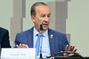 Jorginho Mello deve ter Adriano Silva, do Novo, como vice-governador | Foto: Geraldo Magela/Agência Senado