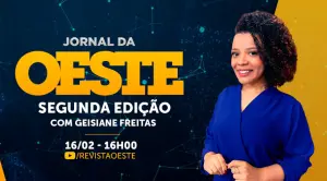 O Jornal da Oeste, Segunda Edição é transmitido de segunda a sexta, das 16h às 17h45 | Foto: Divulgação/Oeste