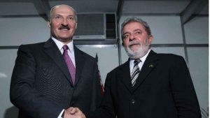 Encontro entre Lukashenko e Lula, em 2010 | Foto: Divulgação/PR/Ricardo Stuckert