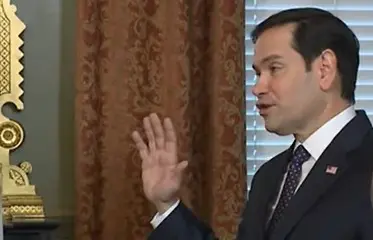 O secretário de Estado Marco Rubio