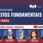 Material publicitário do curso da OAB