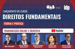 Material publicitário do curso da OAB