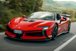 Ferrari modelo SF90 Spider: 20 carros na garagem | Foto: Reprodução/Redes sociais