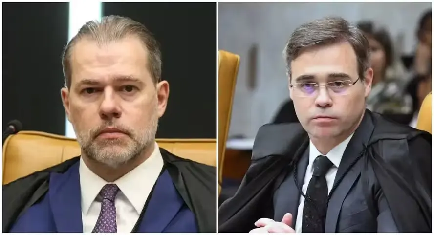 Os ministros do STF Dias Toffoli e André Mendonça: relações de longa data | Foto: Reprodução/X