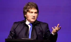 O presidente argentino