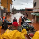 Bombeiros e Defesa Civil seguem o trabalho de buscas em MG | Foto: Bombeiros MG/Divulgação