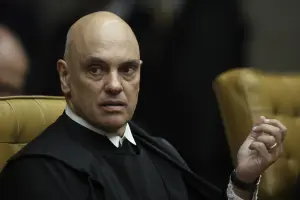 Moraes participa da cerimônia de abertura do ano judicial no Supremo Tribunal Federal, em Brasília - 2/2/2026 | Foto: Mateus Bonomi/Agência de Fotografia/Estadão Conteúdo