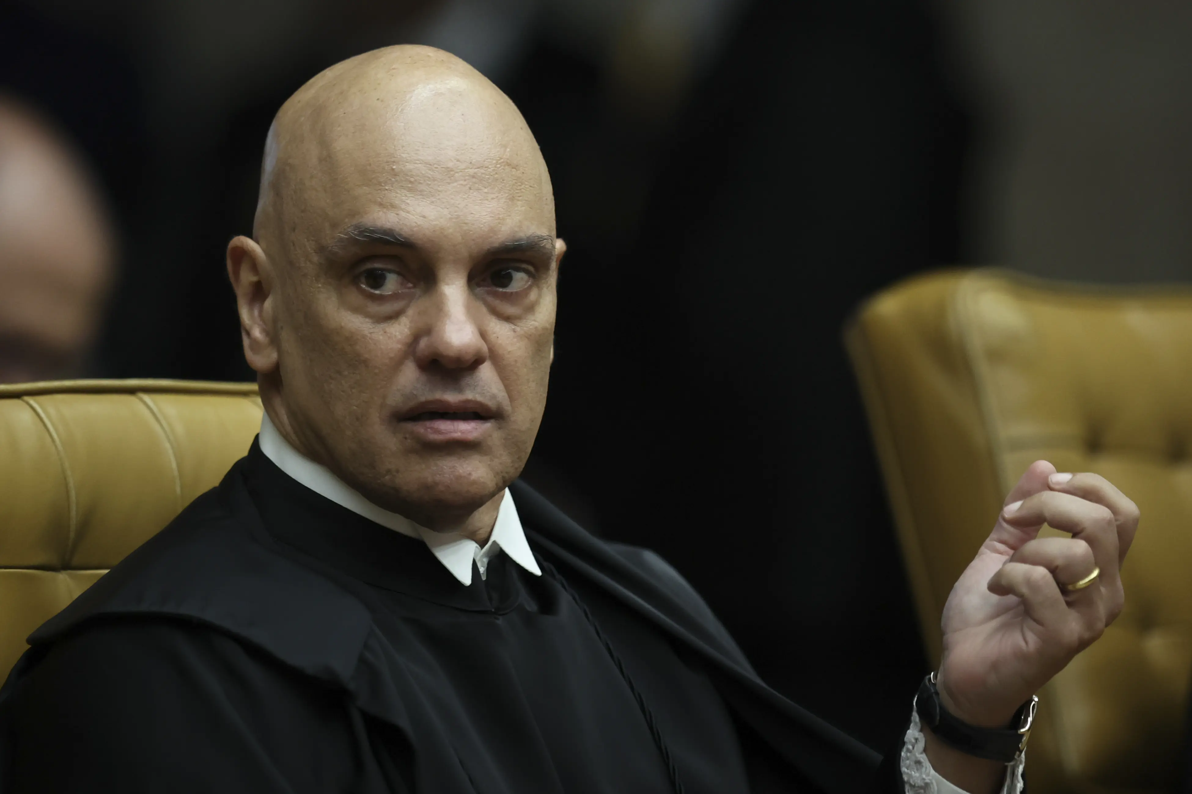 Moraes participa da cerimônia de abertura do ano judicial no Supremo Tribunal Federal, em Brasília - 2/2/2026 | Foto: Mateus Bonomi/Agência de Fotografia/Estadão Conteúdo